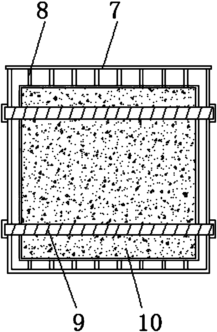 Dampproof foam packing container adopting novel isolation cavity structure