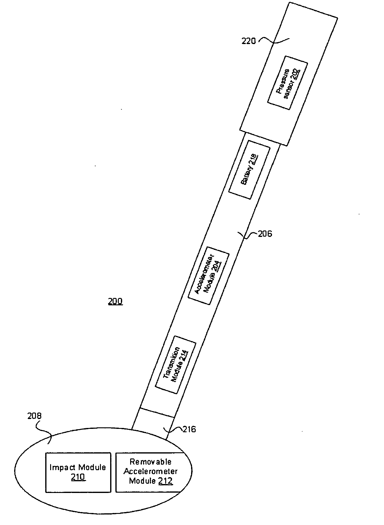 System for determining performance characteristics of a golf swing