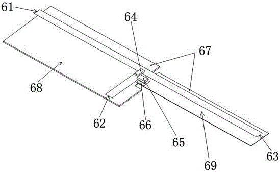 20GHz ultra-wideband combiner provided with isolation degree