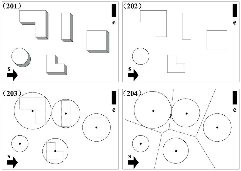 Unmanned aerial vehicle path planning method for reconstructing Voronoi diagram in real time