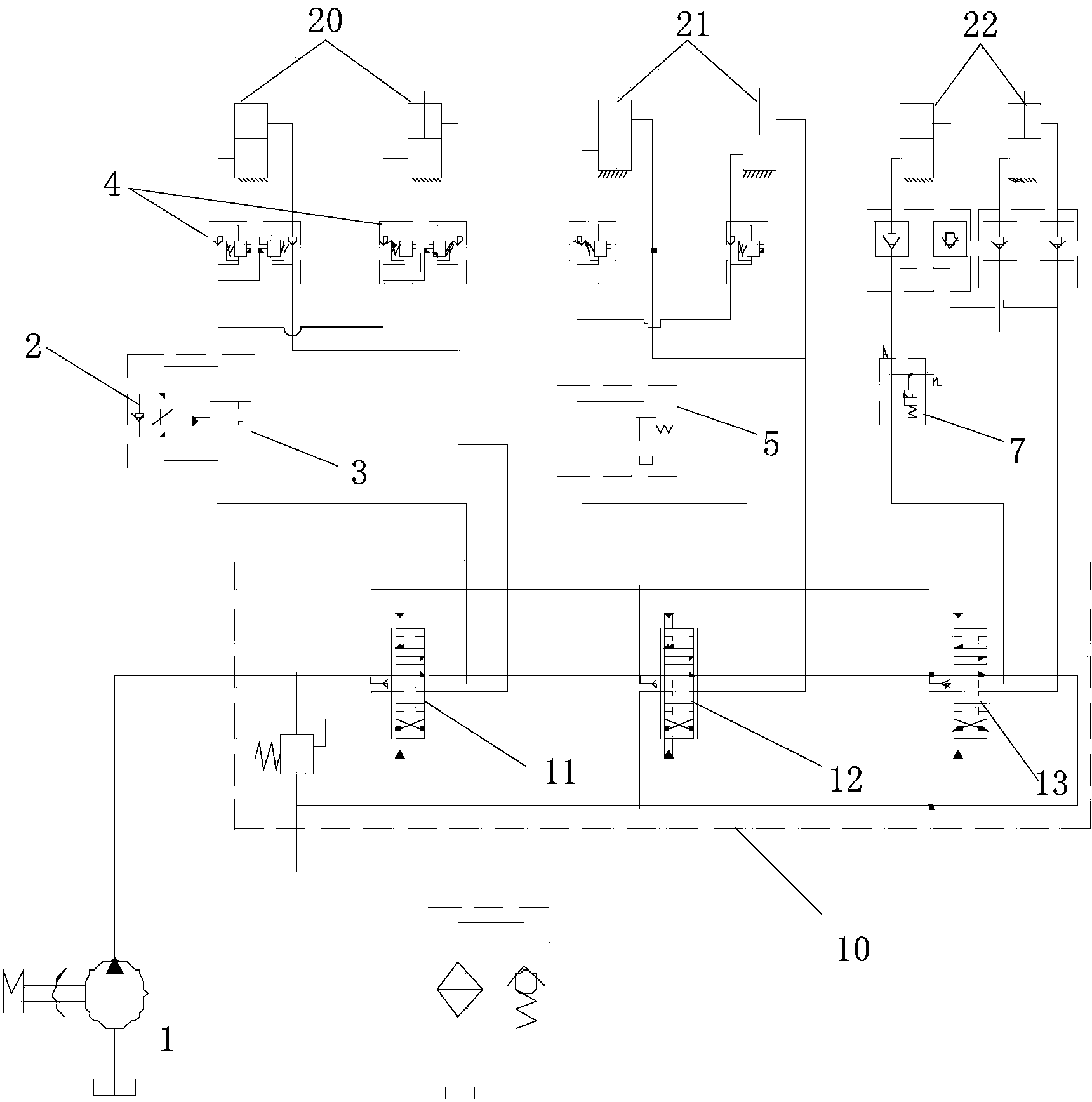 Advanced protecting system and advanced protecting method for support legs of demountable tanker carrier