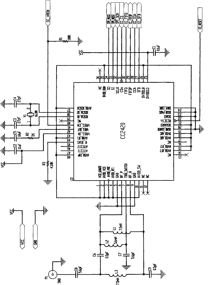 Ammeter wireless monitoring interface devices and wireless monitoring system