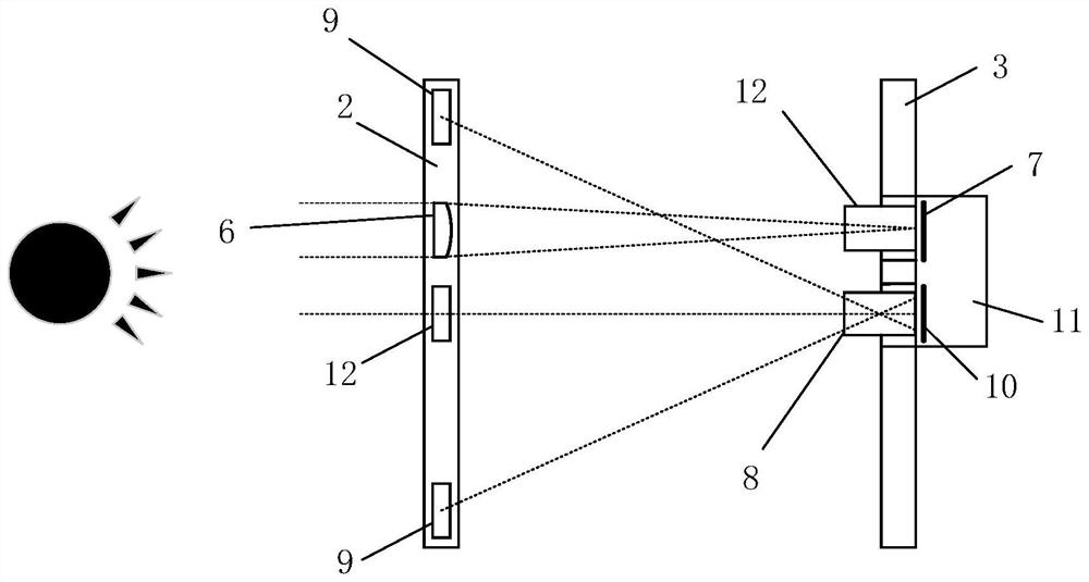 Pointing optical axis and grating pose calibration system and method of satellite-borne double-grating collimator