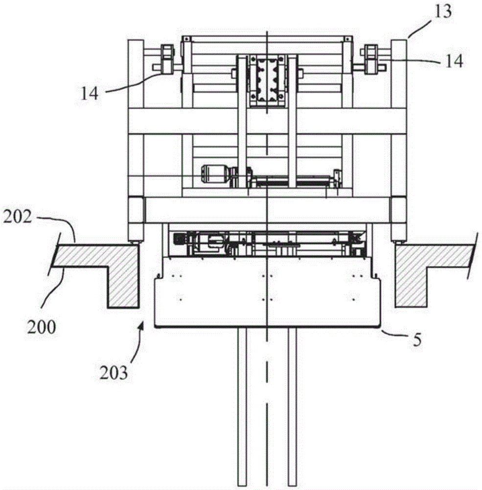 Apparatus for loading onto loading areas