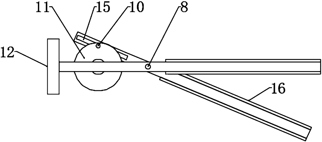 Double-blade trimming device for garden