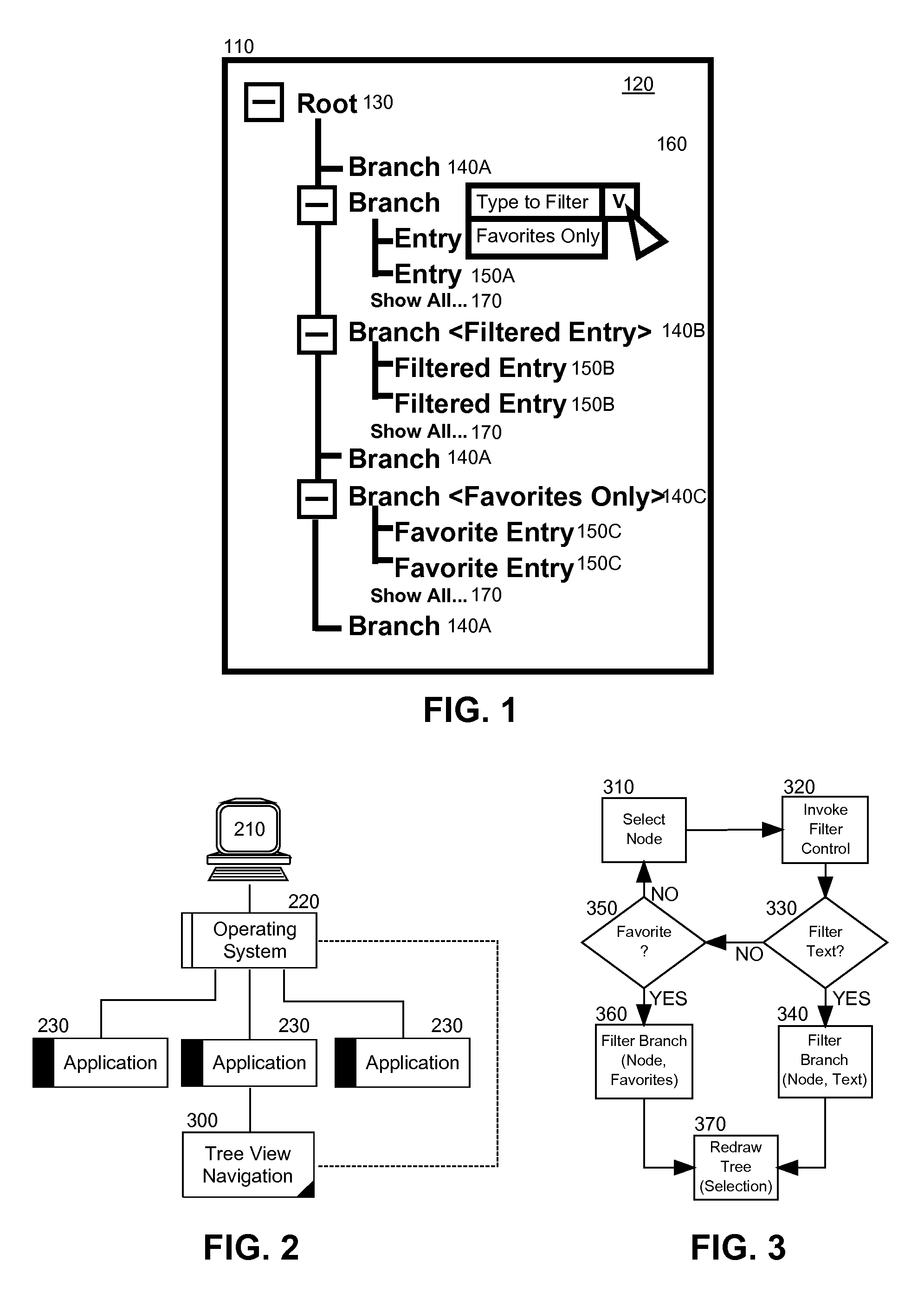 Large tree view navigation