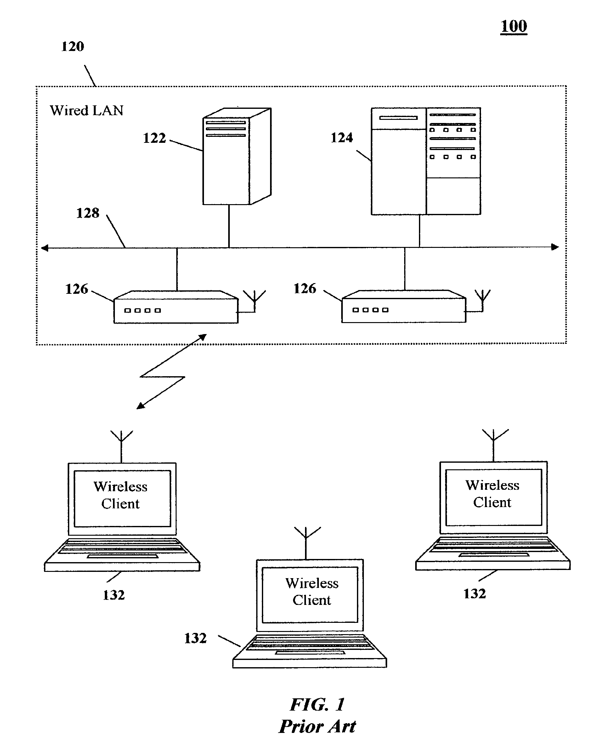 System for low power operation of wireless LAN interfaces