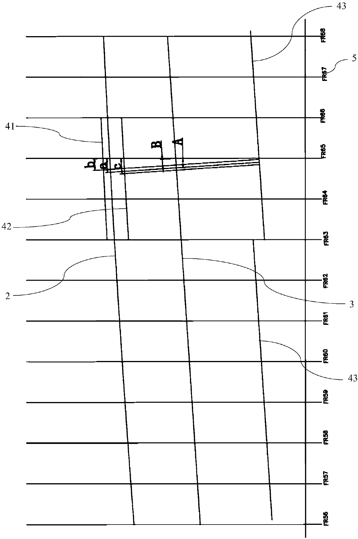 Lofting method of retractable fin stabilizer shell plate