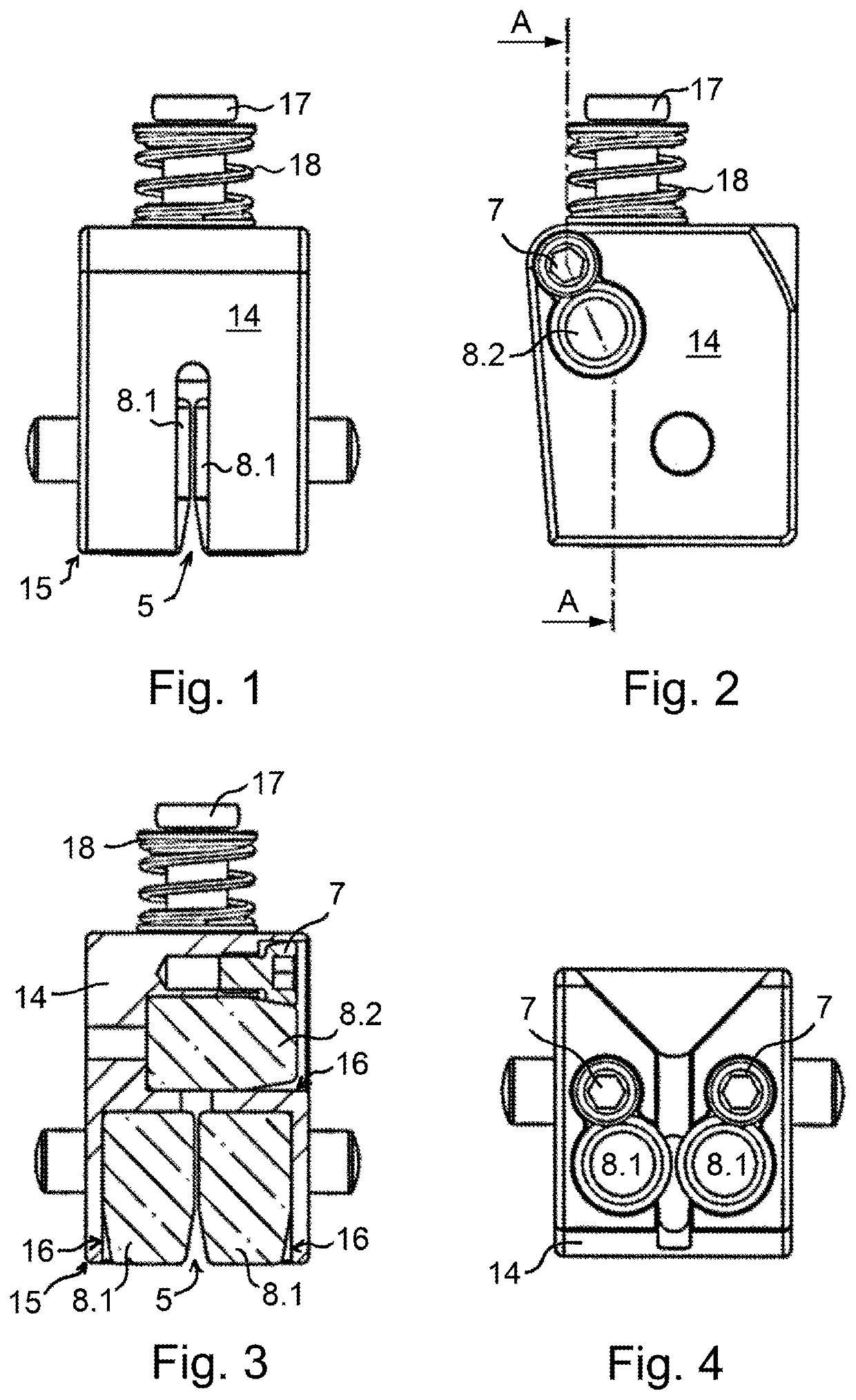 Guide insert and saw blade guide for a bandsaw