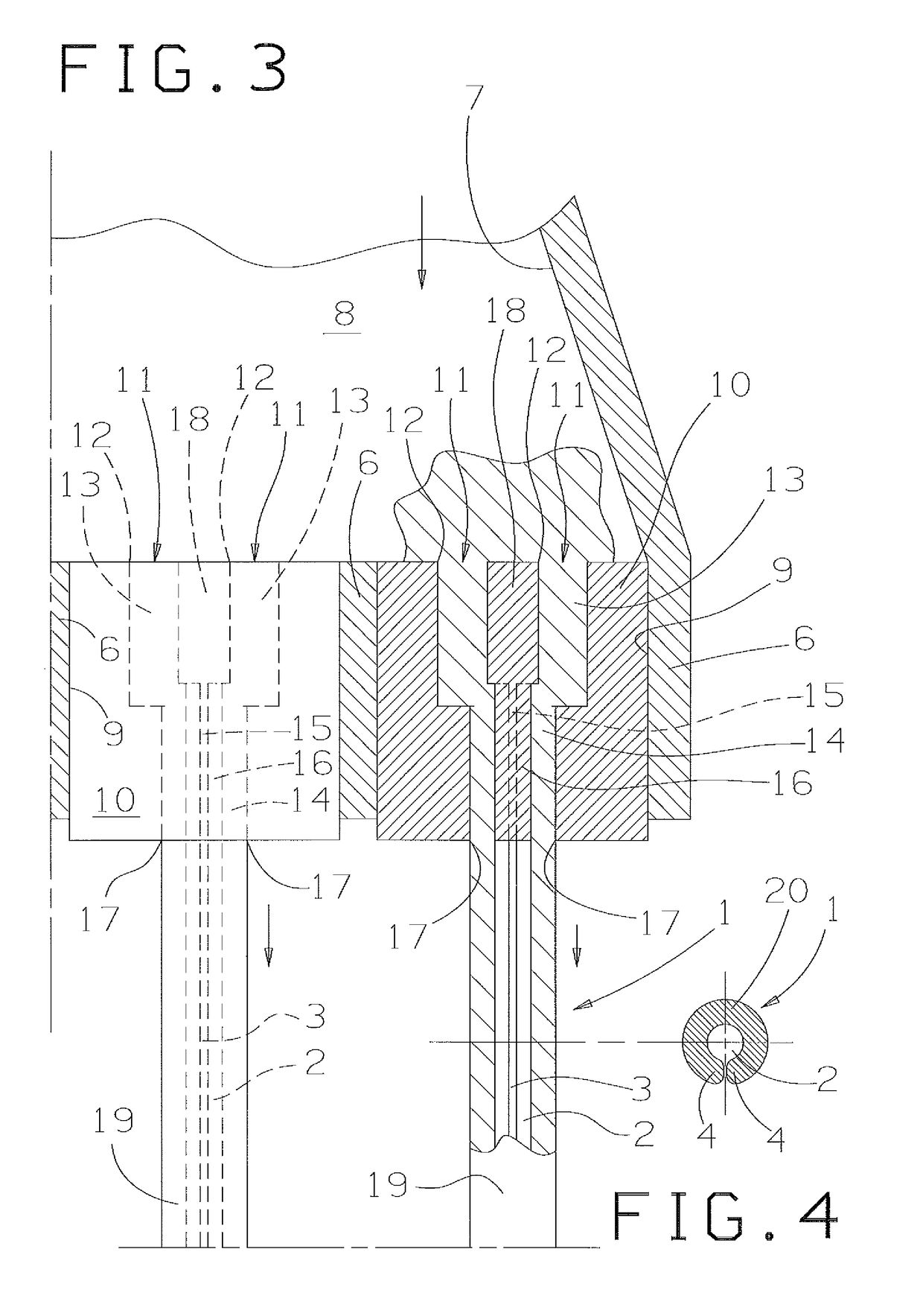 Spaghetti-like long pasta shape and relative production device