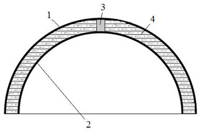 Multidirectional Composite Lining Seismic Structure in Landslide and Fault Zone and Its Construction Method