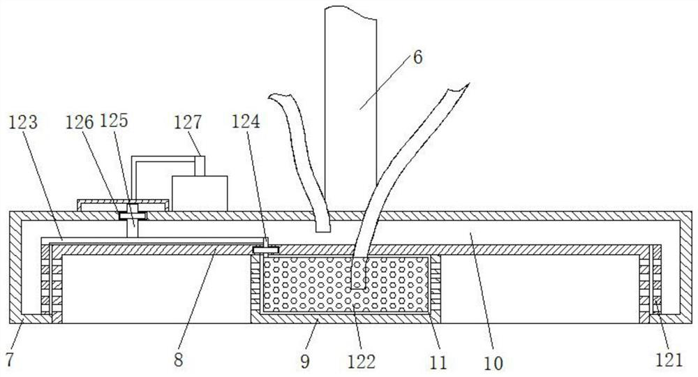 Simple blowing device for automobile wheel hub