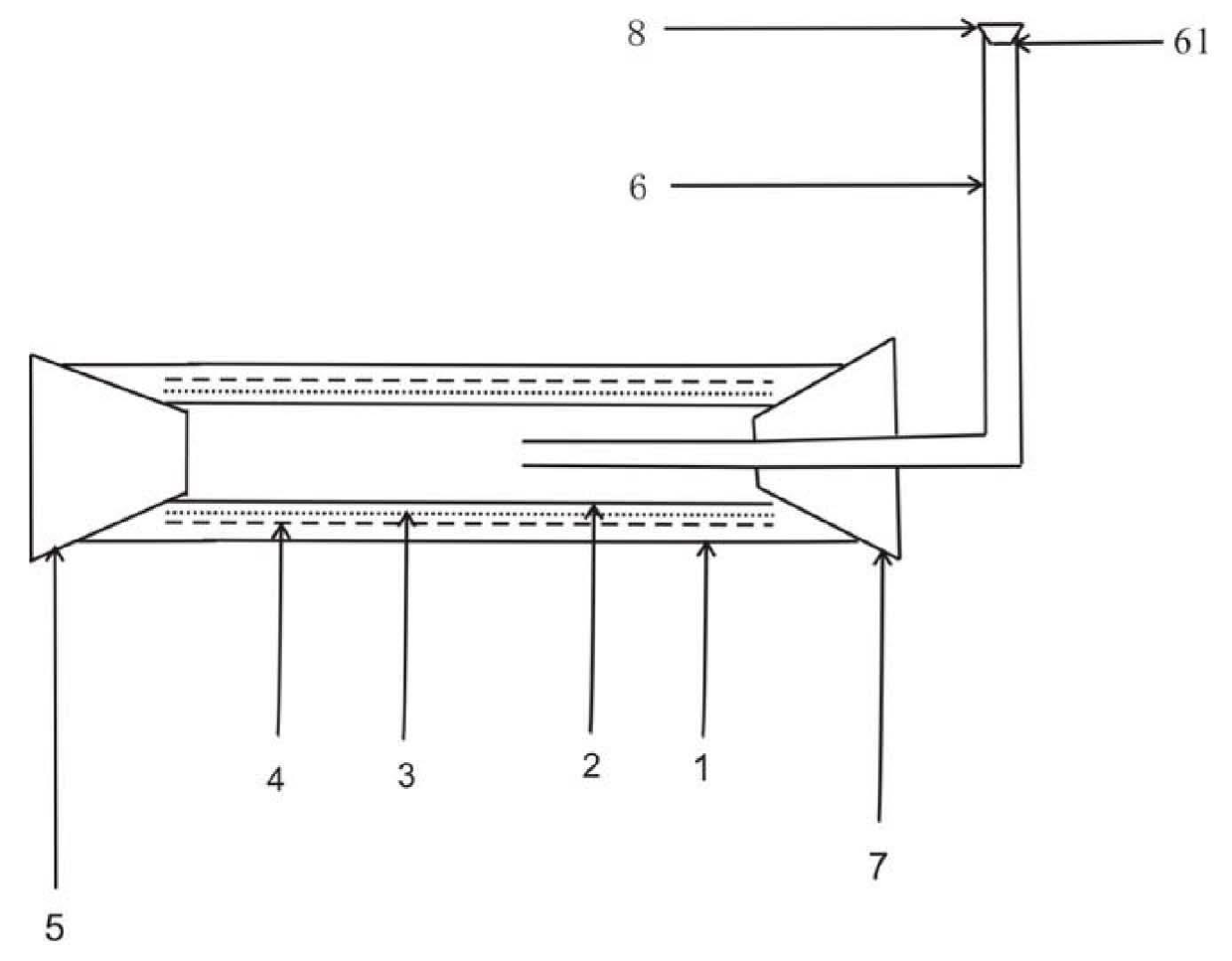 Amphibious soil profile gas in-situ collecting device