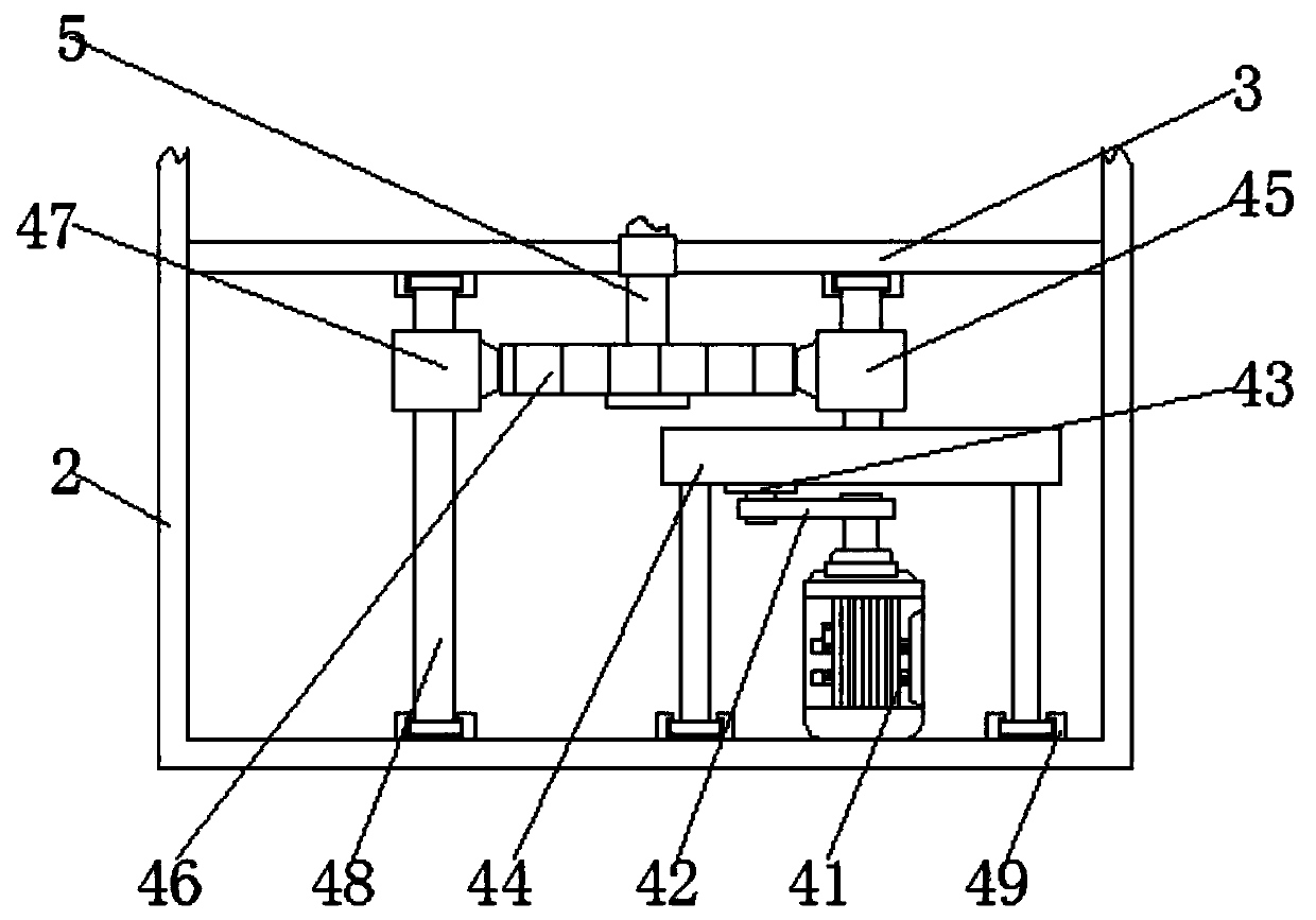 A high-efficiency concrete spraying machine