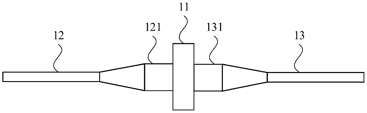 Saturable absorption device, preparation method and optical fiber pulse laser