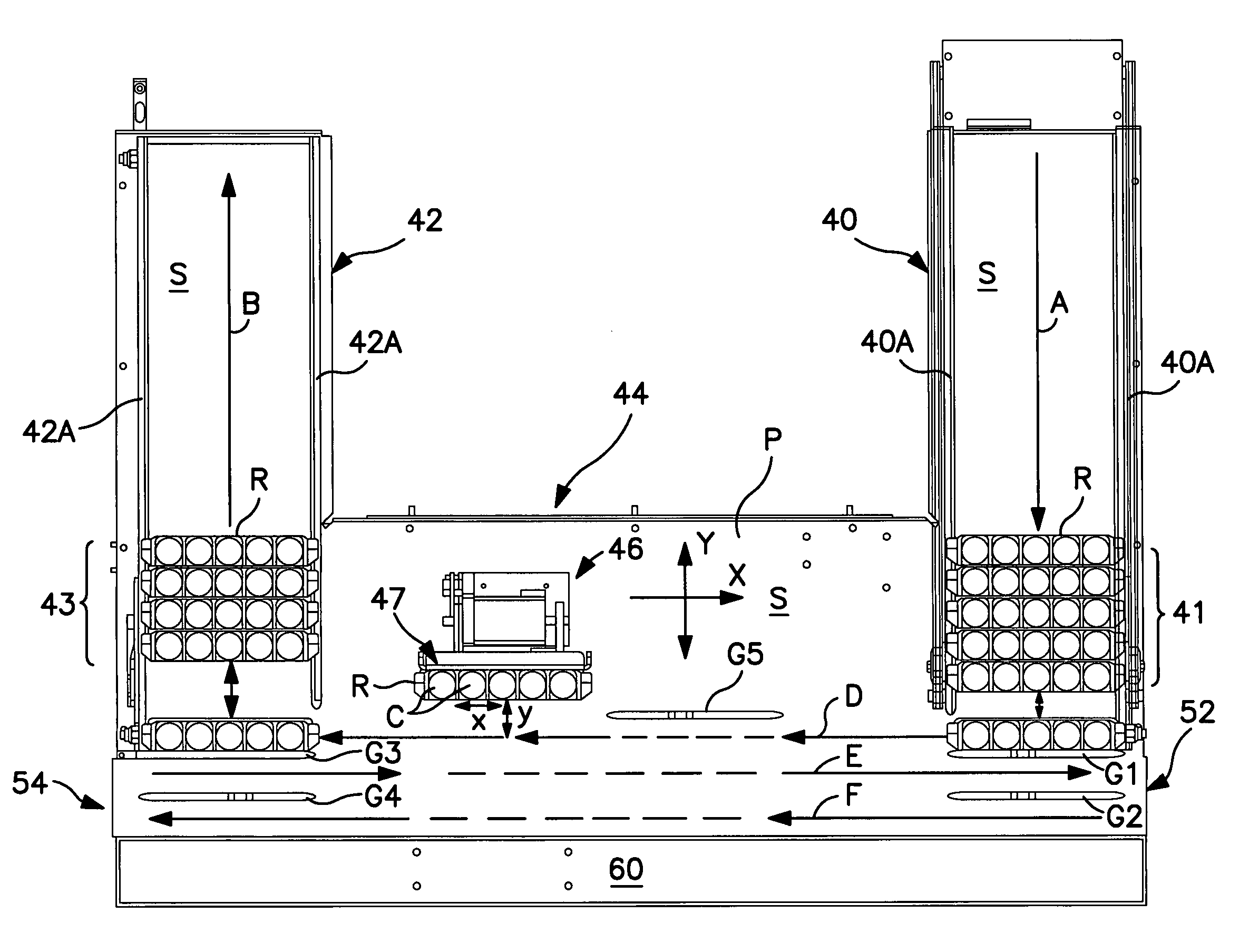 Specimen-container rack for automated clinical instrument