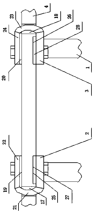 Anti-releasing device of heavy vehicle suspension