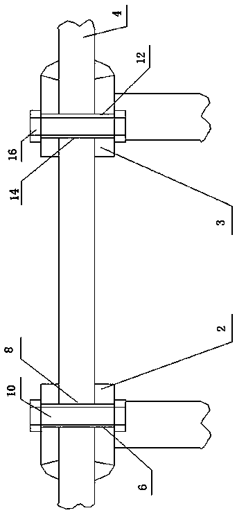 Anti-releasing device of heavy vehicle suspension