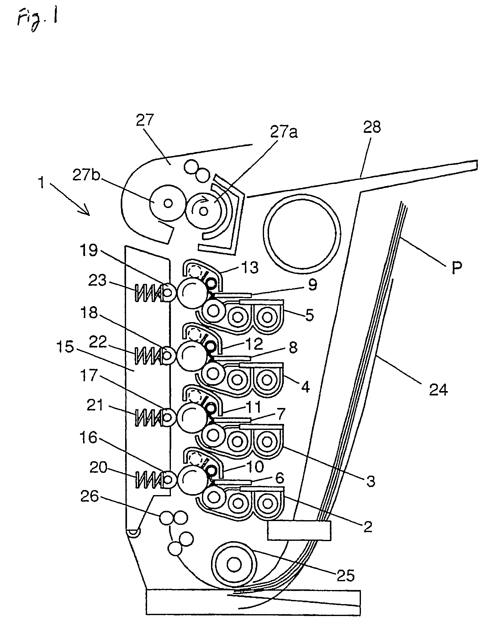 Organic electroluminescence element and an exposure unit and image-forming apparatus both using the element