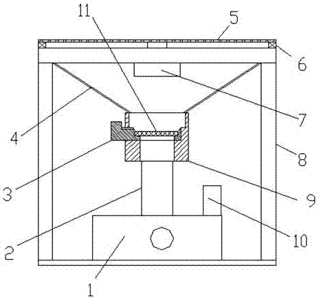 Rotary and environment-friendly negative pressure adsorption dust-free workbench