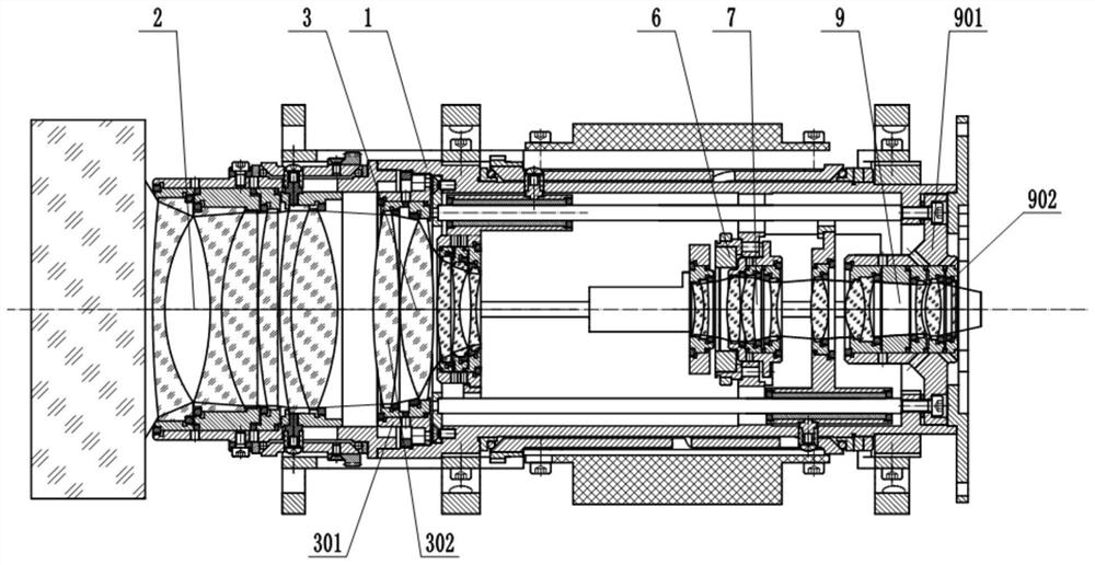 A full-sea deep ultra-high-definition electric variable aperture zoom lens