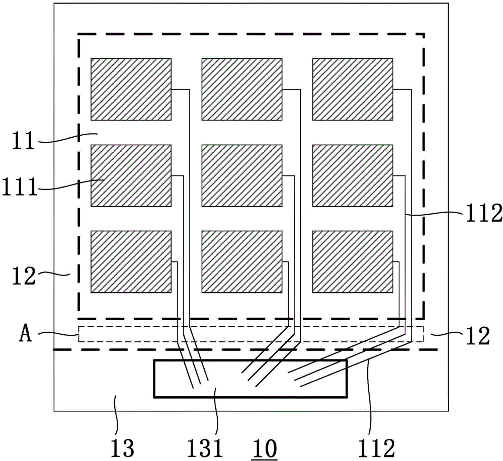 Array base plate and display panel