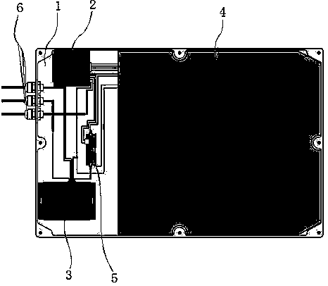 A lithium battery led lighting system with low temperature protection of lithium batteries