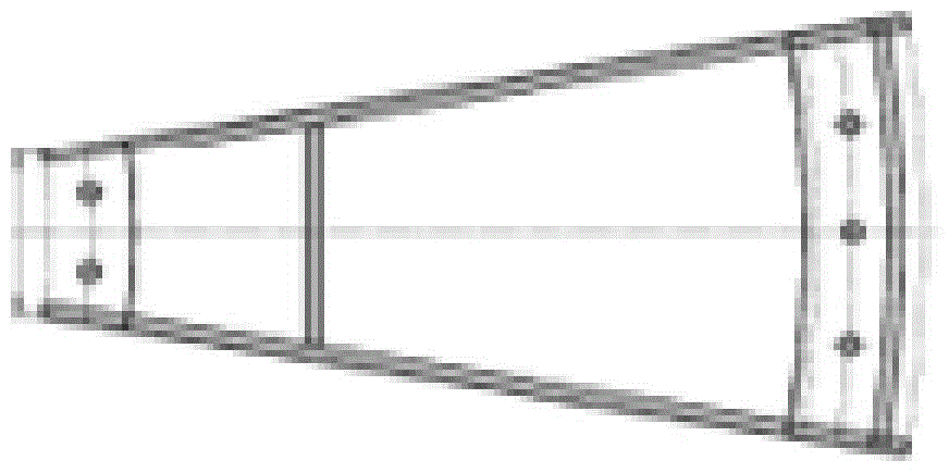 Machining method for large double-layer thin-walled D-shaped section vacuum chamber fan-shaped section end face