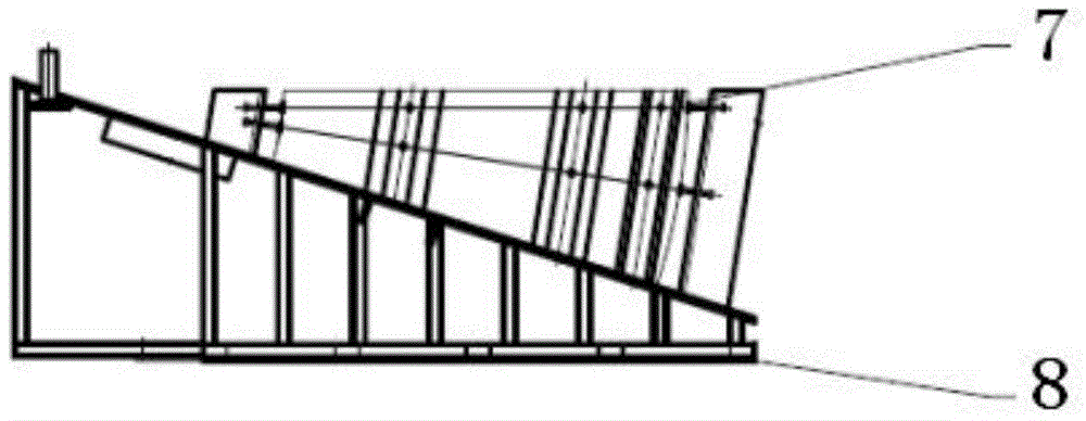 Machining method for large double-layer thin-walled D-shaped section vacuum chamber fan-shaped section end face