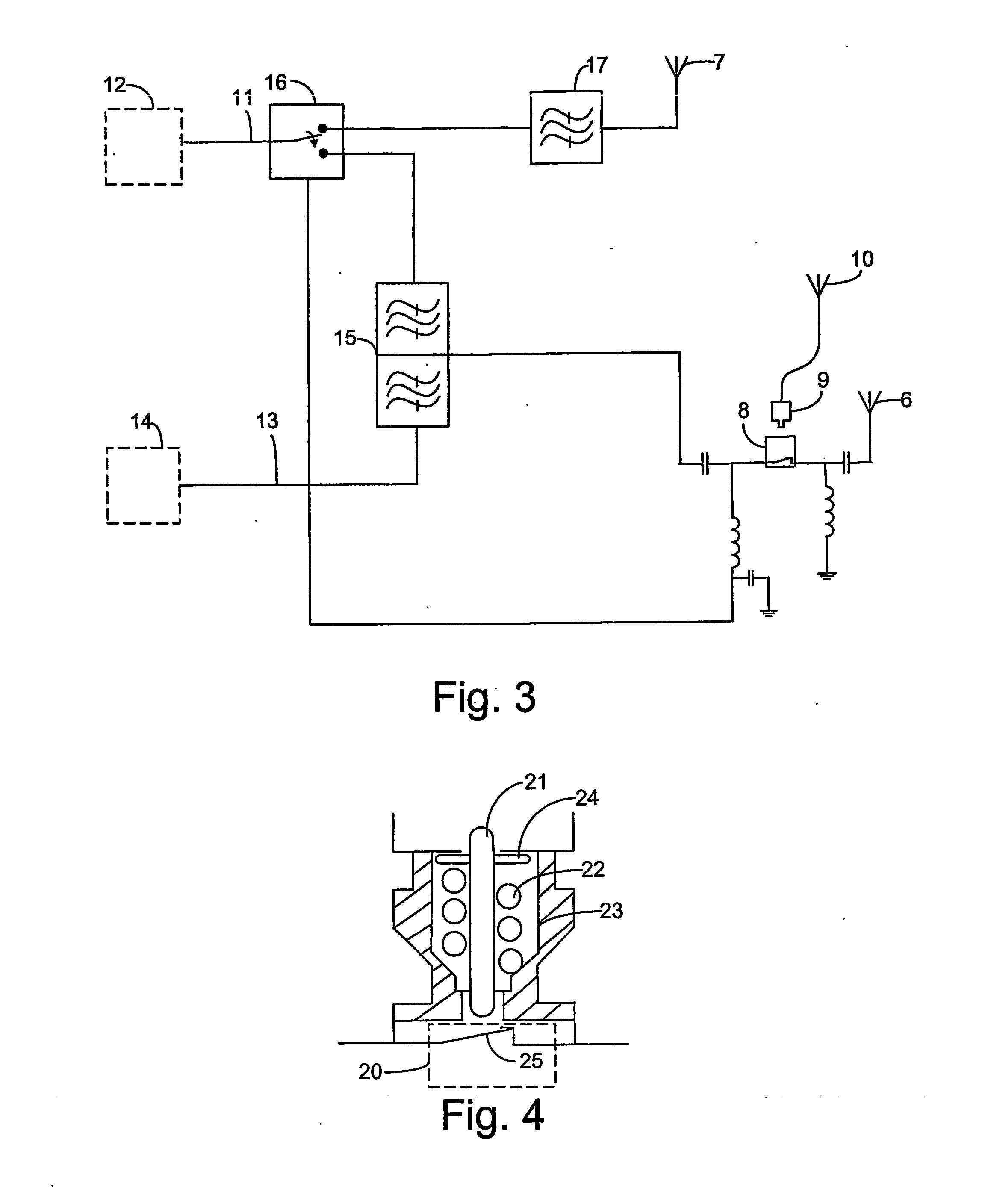 Switchable antenna arrangement