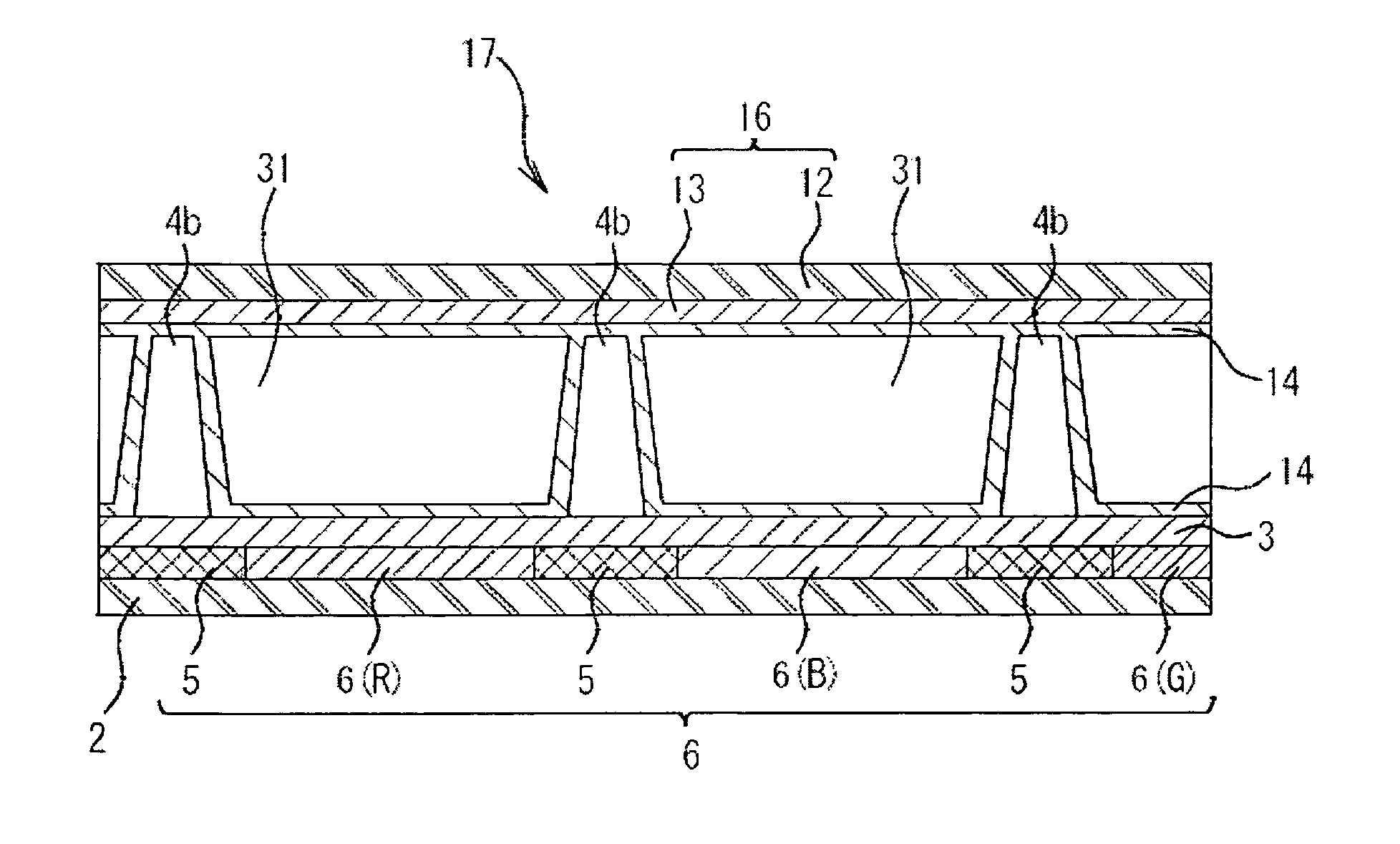 Optical member with retardation control function and liquid crystal display