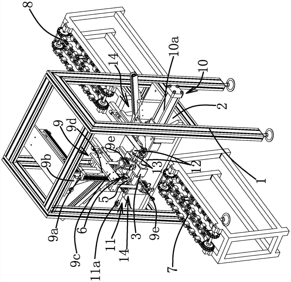 Automatic assembling machine of rotors and bearings of motors