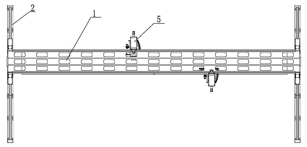 Defect fusing and removing equipment for continuous casting slab