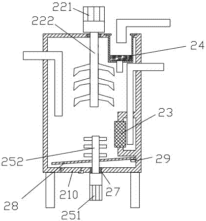 Mixing pool charging mechanism for treating wastewater