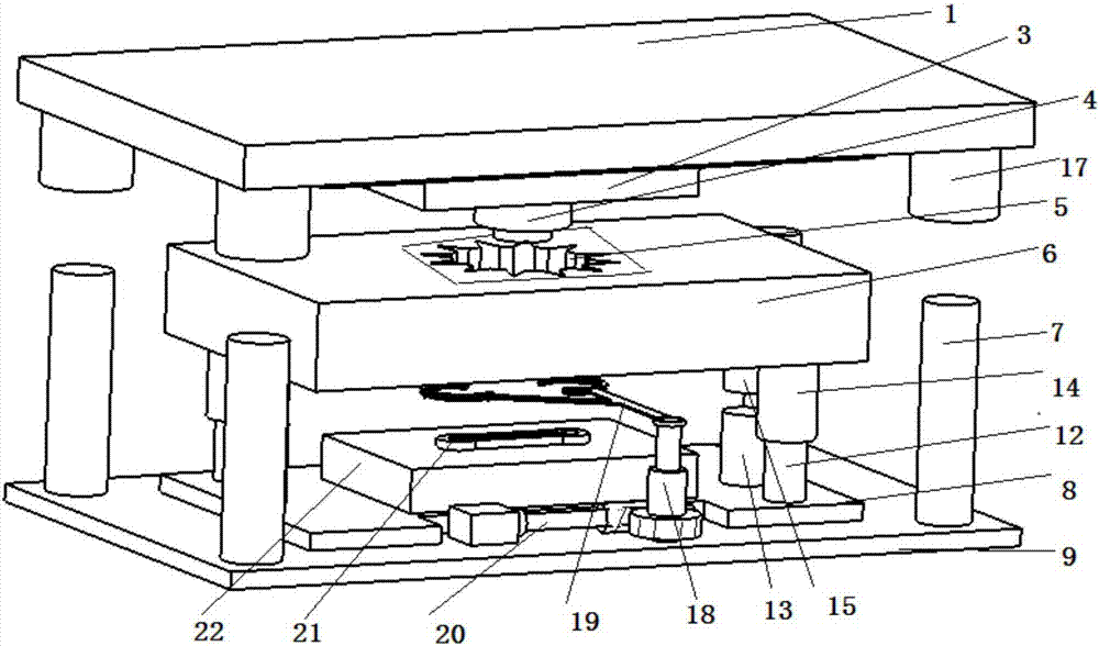 Novel die-casting die for automobile part