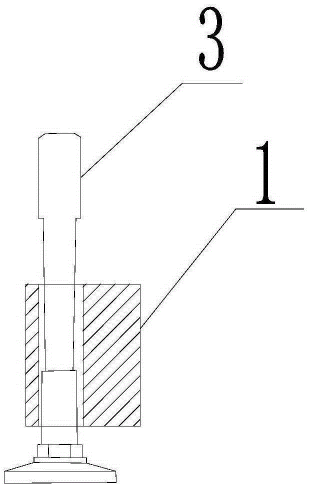 Cabinet supporting foot mechanism capable of ascending and descending rapidly