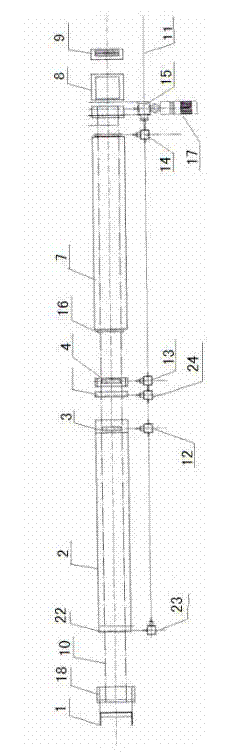 Drying setting, calendering and coating double-dot integrated machine