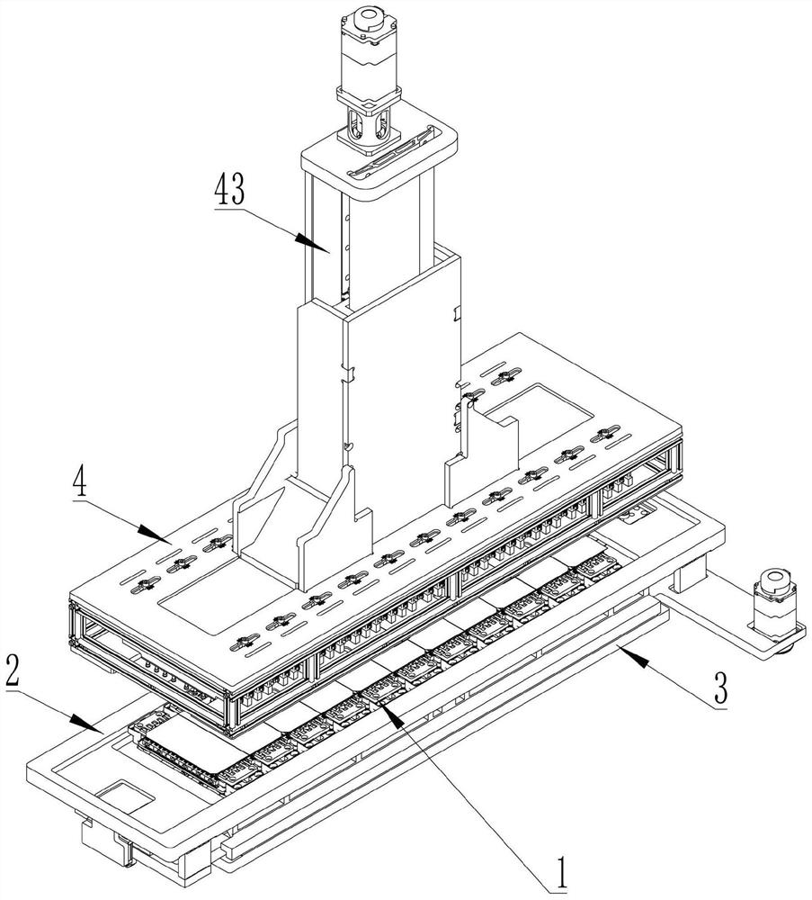 Welding device and welding method for single-side welded dense-grid solar cell string