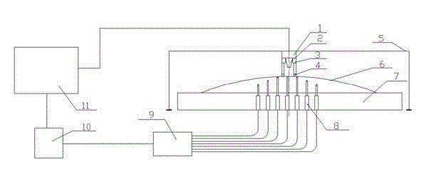 Laser transmission welding follow-up clamping device