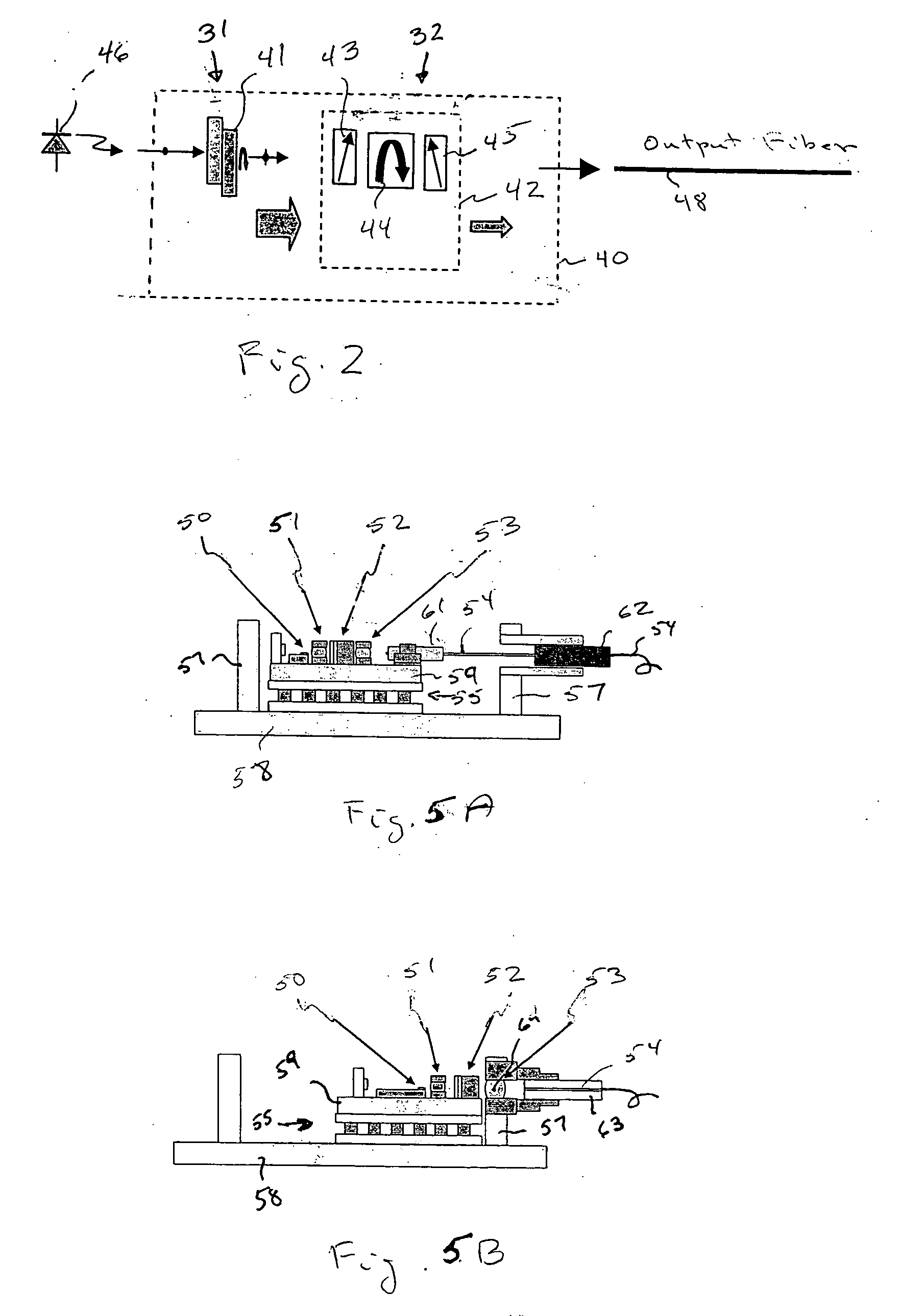 Integrated variable optical attenuator and related components