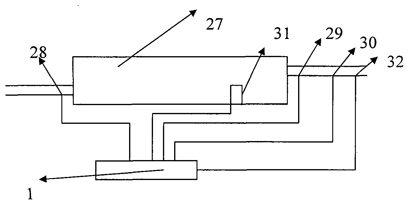 Solar water heater with temperature control function