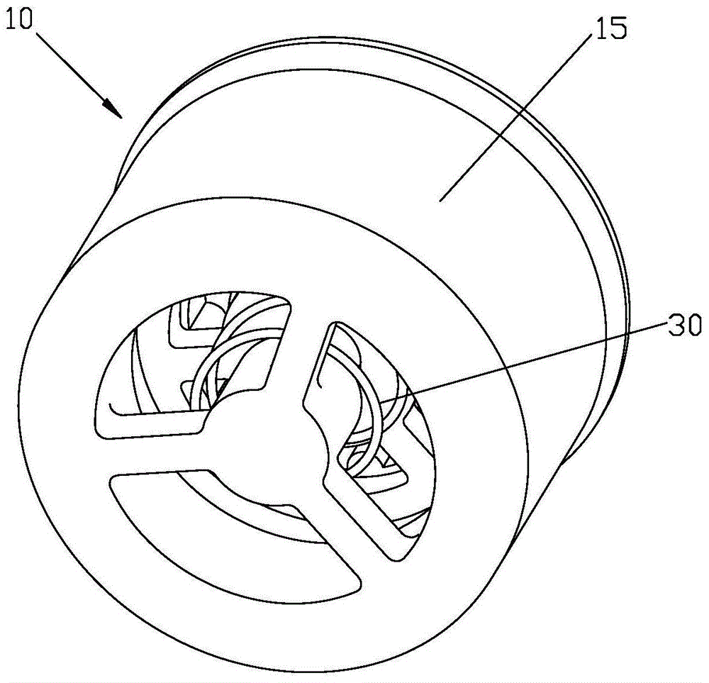 Low-pressure large-flow water saving mechanism