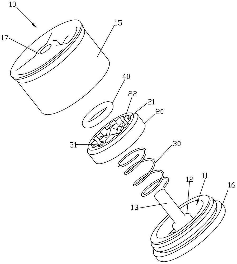 Low-pressure large-flow water saving mechanism