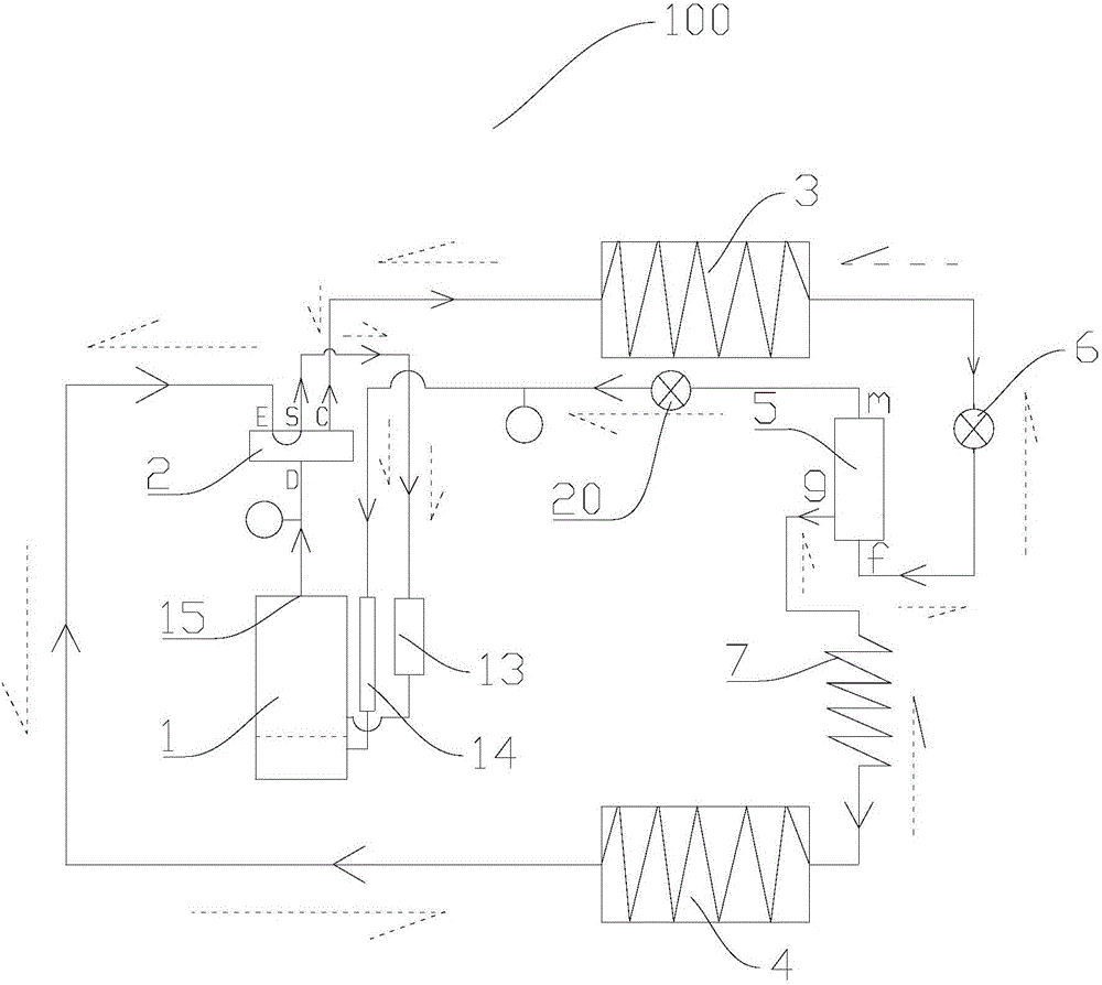 Refrigerating and heating type air conditioner and control method thereof