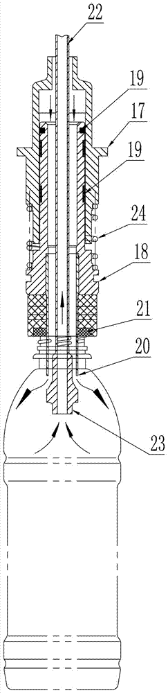 Particle filling valve