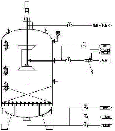 Modular internal circulation floatation-filtration device