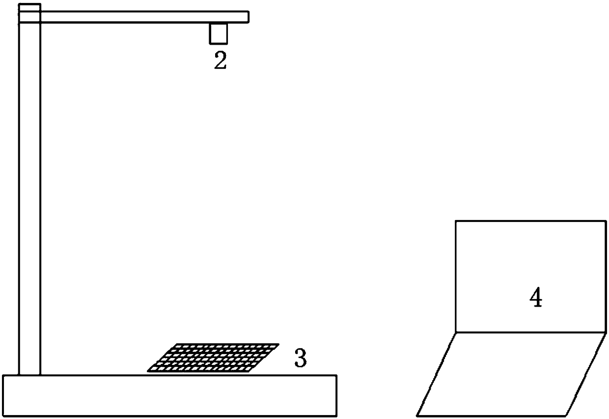 Method, system and device for recognizing and locating medical slide based on machine vision