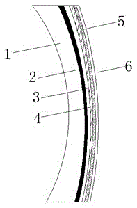 Anti-fog lens using dopamine as surface adhesive layer and process method thereof