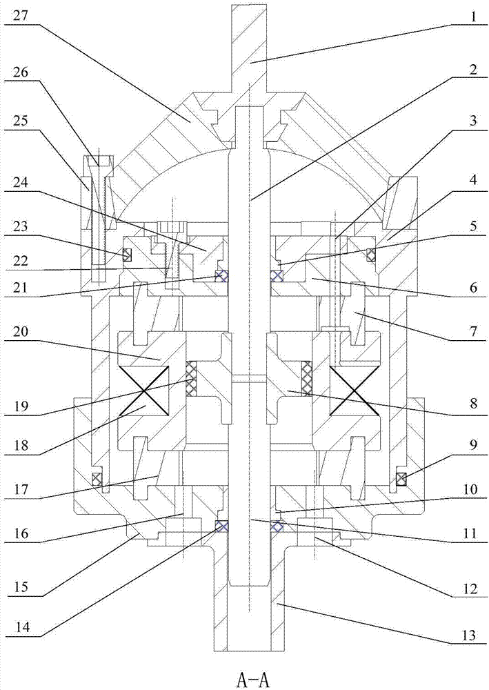 A valve-type magneto-rheological fluid mount with internal bypass channel