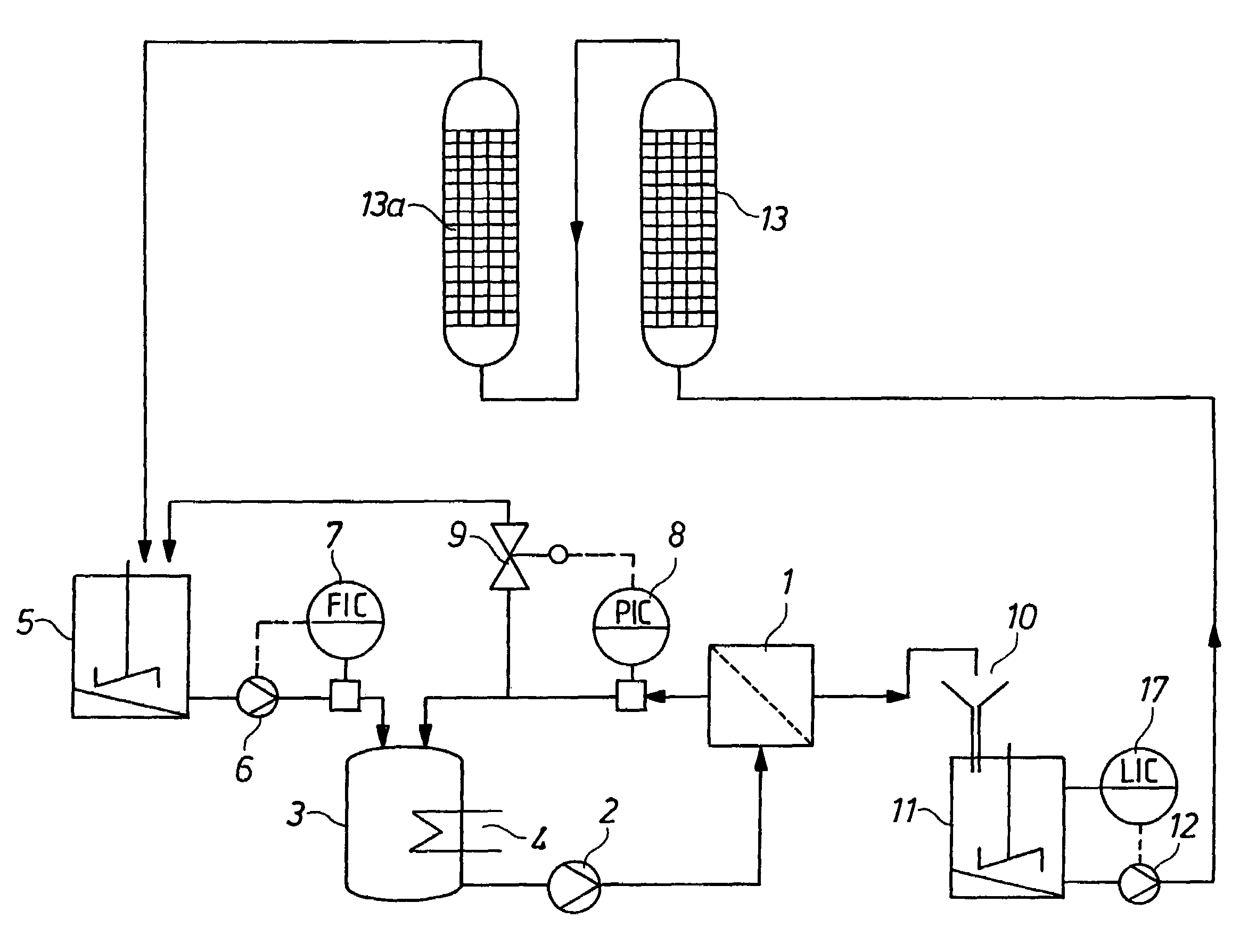 Purification of ammonium metallate solutions